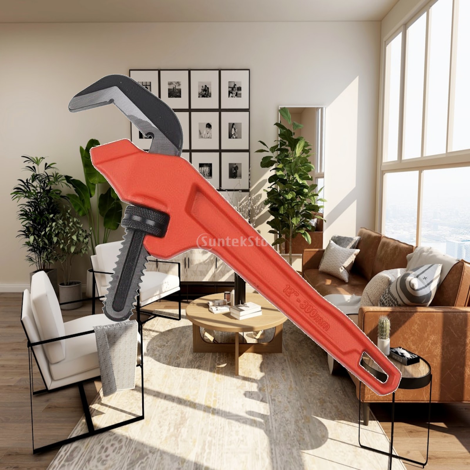 Tool Workshop - Hex Pipe Wrench Adjustable Wrench with