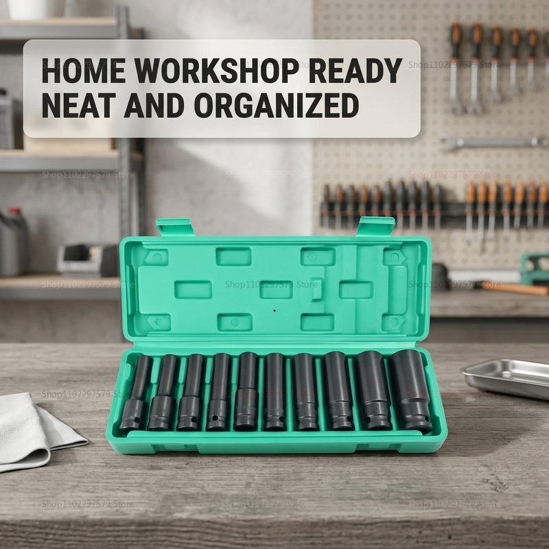 Tools For Motorcycle Workshop - 10pcs Socket Wrench Set 8-24mm Adjustable