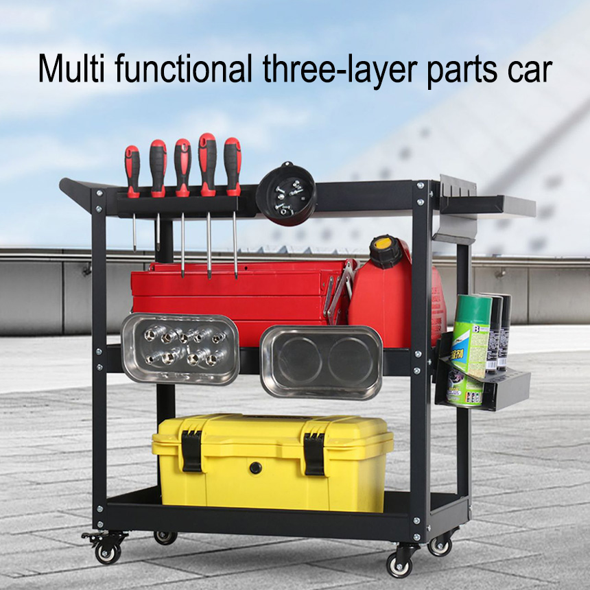 Workshop Tools Trolley - Workshop Tools Organizer Accessories Trolley with
