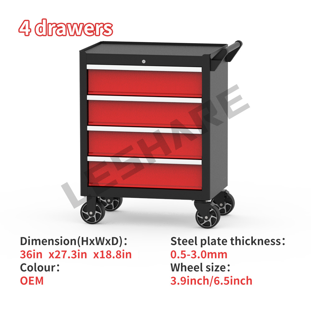 China OEM Wholesale 4 Drawer R - Workshop Tools Trolley 评论和价格