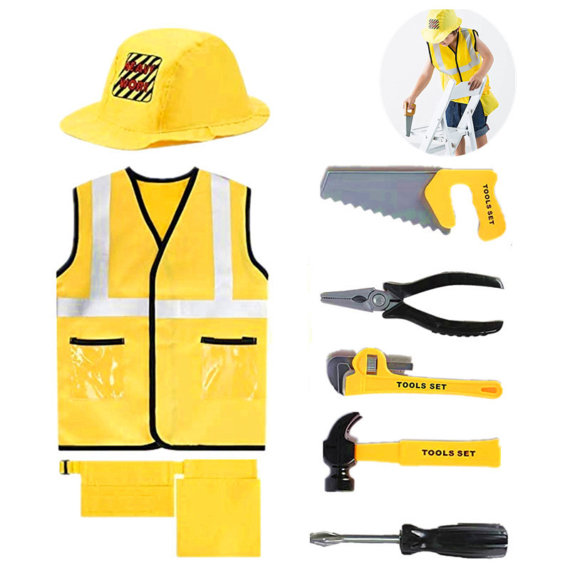 3-6Y Kids Construction Worker  - Tools Workshop Kids 评论和价格