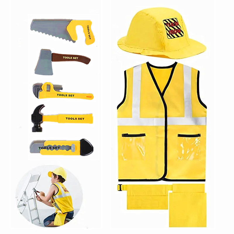 3-6Y Kids Construction Worker  - Tools Workshop Kids 评论和价格