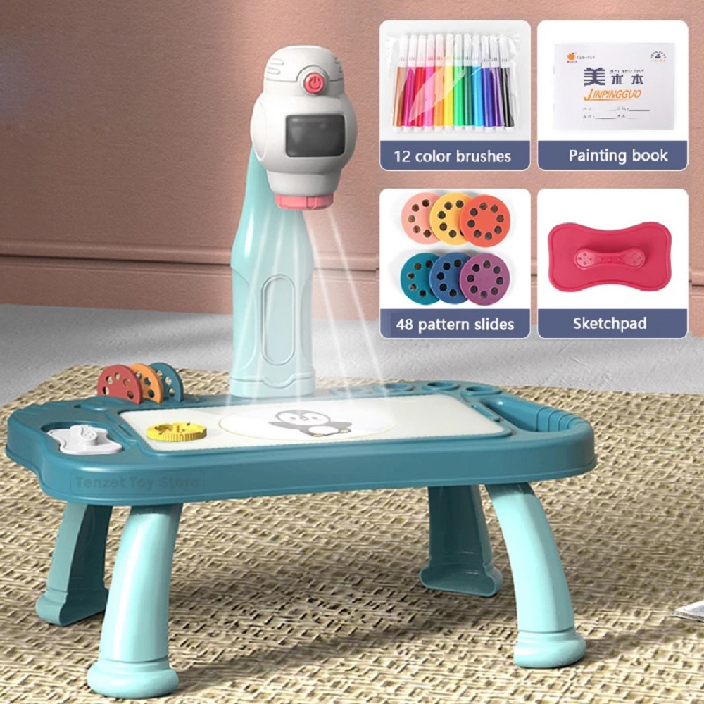 Children Led Projector Art Dra - Tools Workshop Kids 评论和价格
