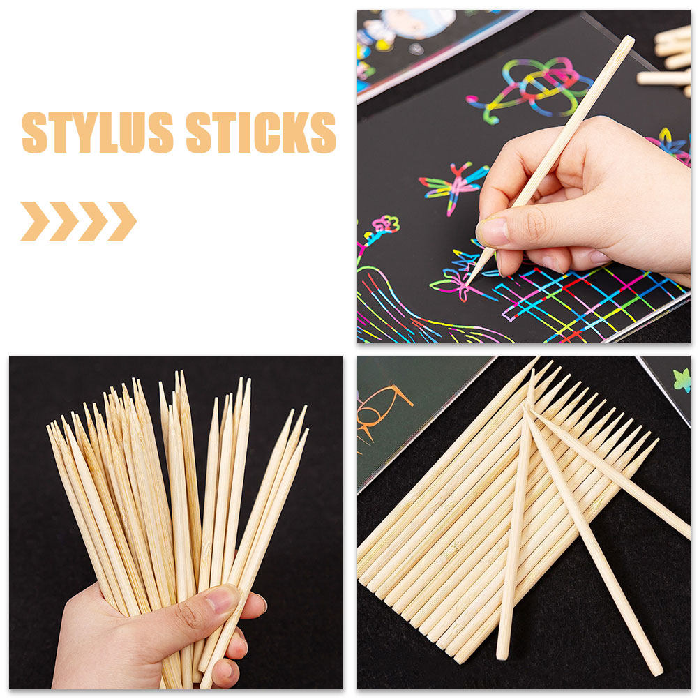 50Pcs Wooden Drawing Stylus fo - Tools Workshop Kids 评论和价格