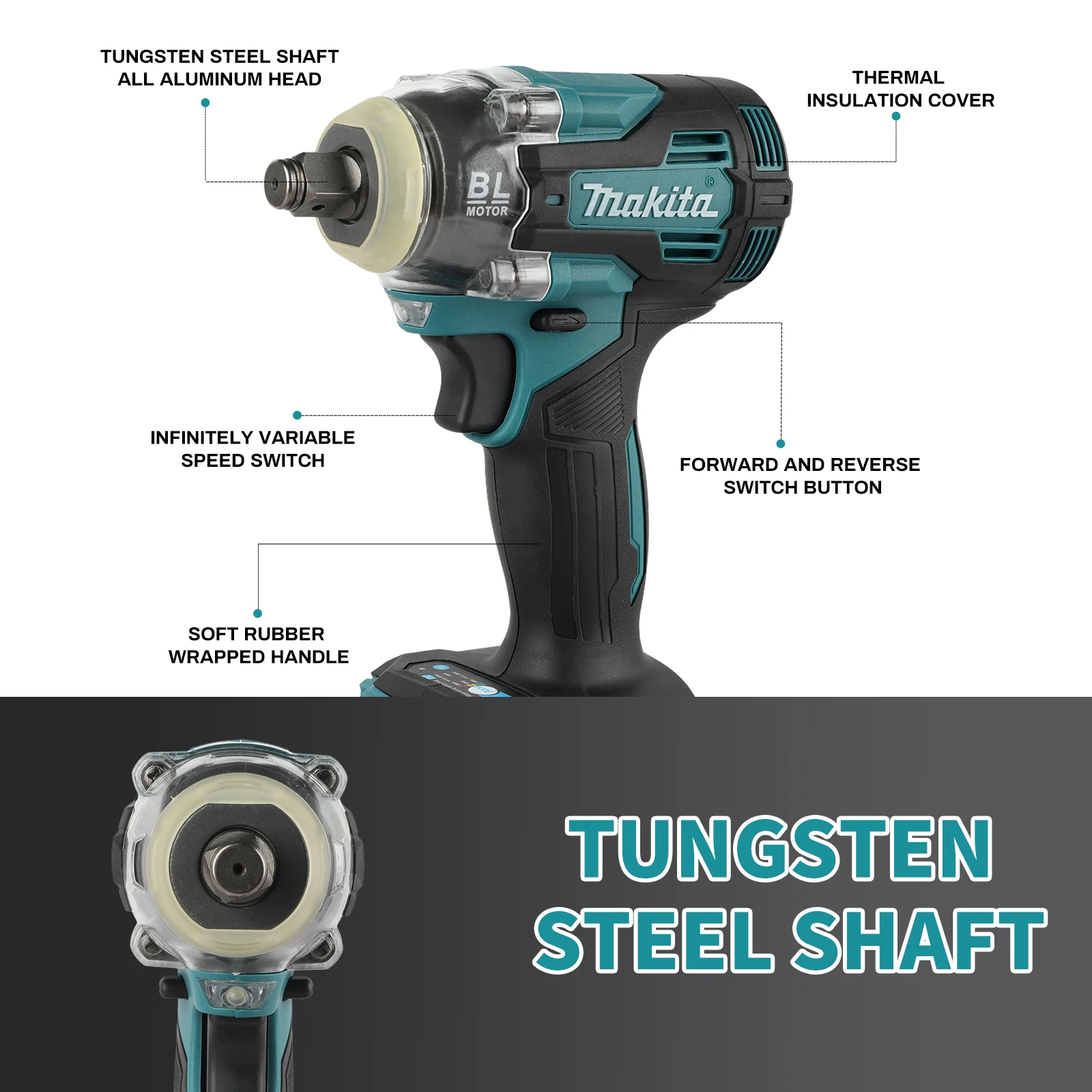 For Makita TW004G Impact Wrenc - Tools Use In Workshop 评论和价格