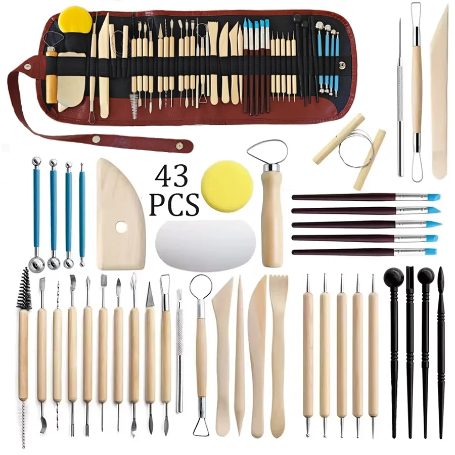 8-61PCS Pottery Tool Set - Cer - Workshop Tools For Carpentry 评论和价格