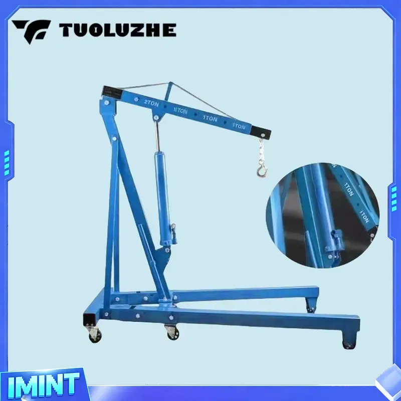 2-ton Foldable Blue Car Engine - Workshop Tools And Equipment 评论和价格