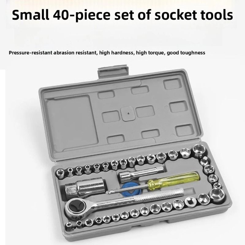 40-Piece Combination Socket Se - Tools For Motorcycle Workshop 评论和价格